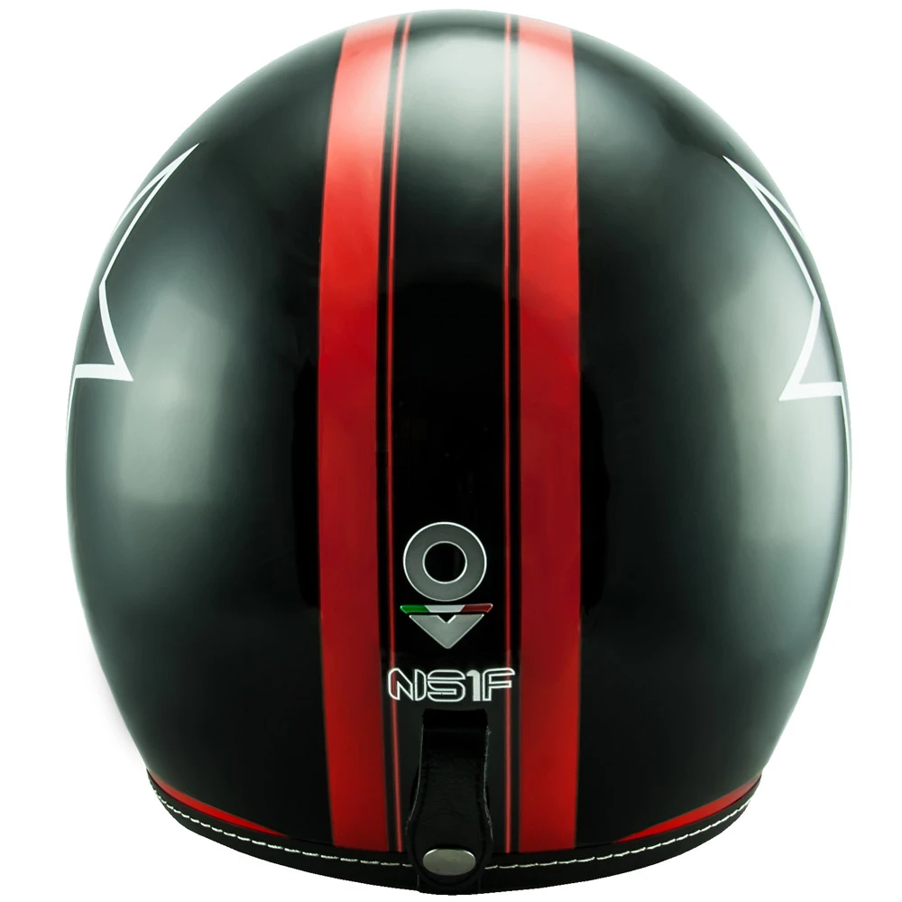 Custom Casco Nos Ns 1f Etoile Rosso - immagine 4