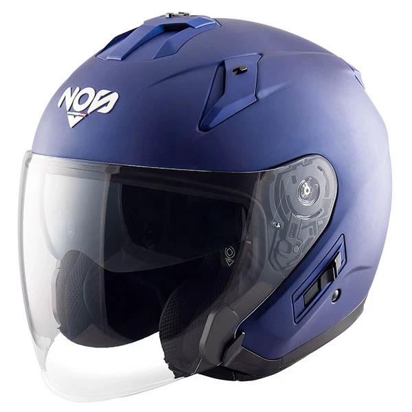 Policarbonato Casco Nos Ns 2 Jet Deep Blu Opaco