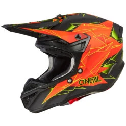Oneal Fibra Casco O Neal 5 Srs Polyacrylite Surge V.23 Nero Rosso