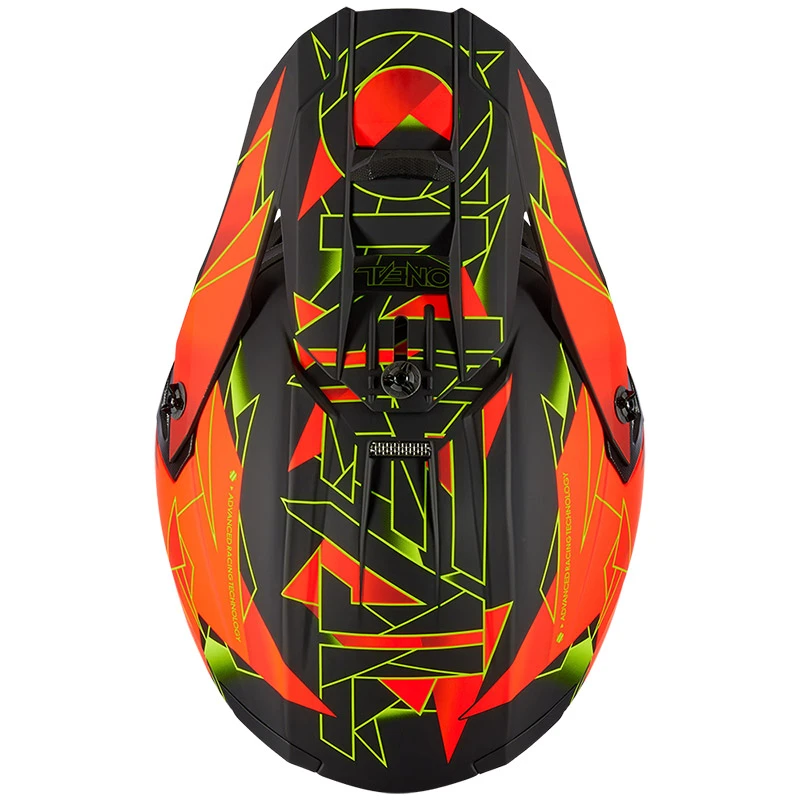 Oneal Fibra Casco O Neal 5 Srs Polyacrylite Surge V.23 Nero Rosso - immagine 3