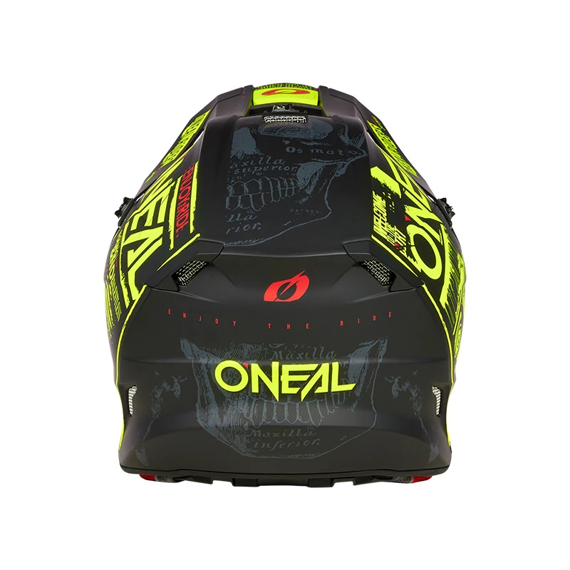 Oneal Fibra Casco O Neal 5 Srs Polyacrylite Attack V.23 Nero Giallo - immagine 2