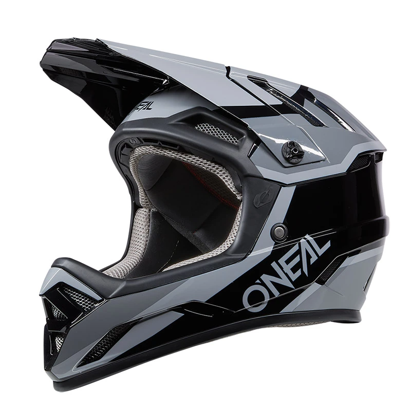 Oneal Downhill Casco Bici O Neal Backflip Strike Nero Grigio