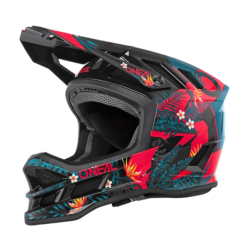 Oneal Downhill Casco Bici O Neal Blade Polyacrylite Rio Rosso