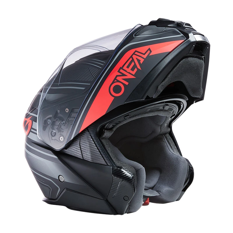Oneal Policarbonato Casco Modulare O Neal M-srs String V.22 Nero Rosso