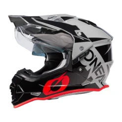 Oneal Crosstourer Casco O Neal Sierra R V.23 Grigio Nero Rosso