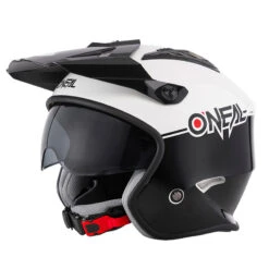 Oneal Trial Casco O Neal Volt Cleft Bianco Nero
