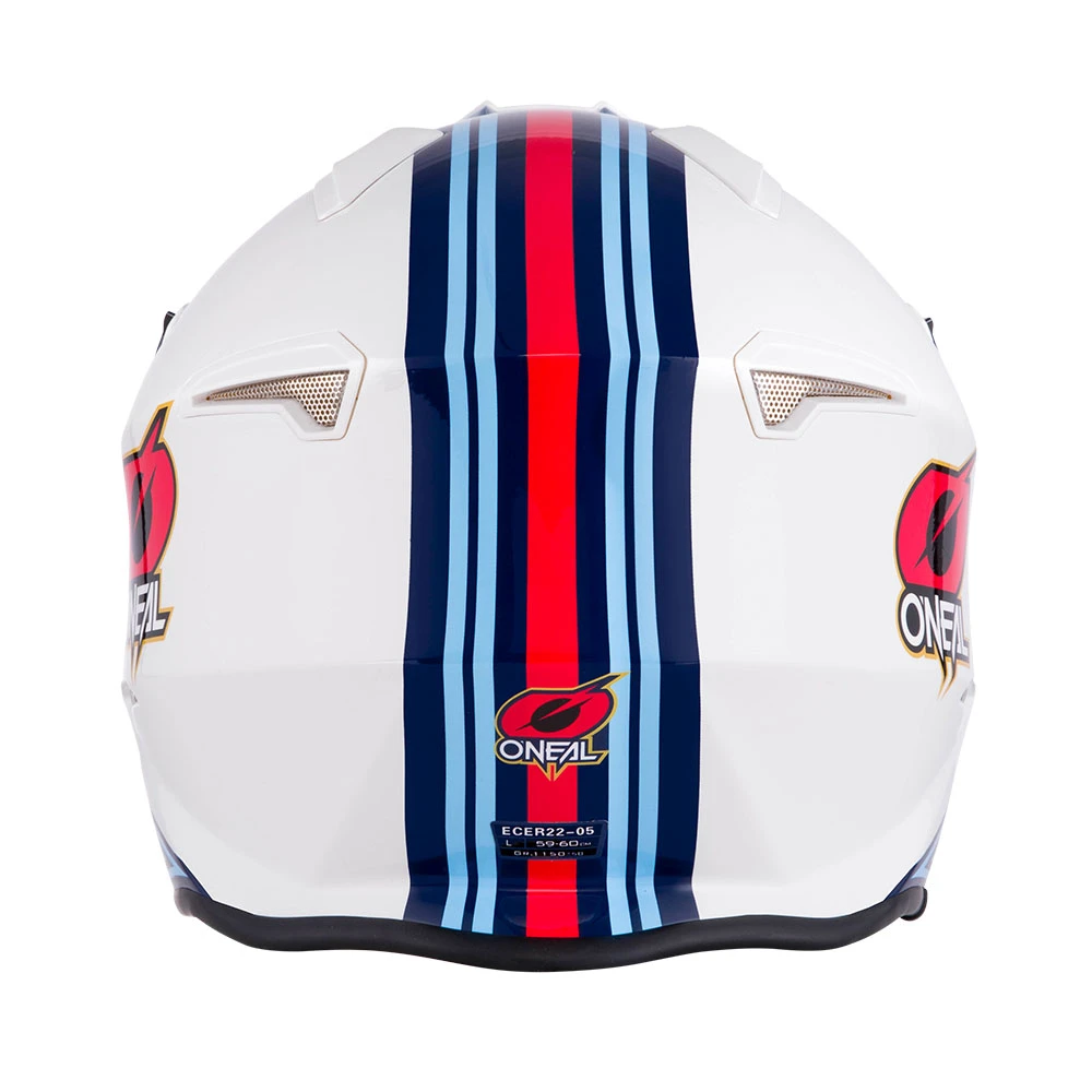 Oneal Trial Casco O'neal Volt Mn1 Bianco Rosso Blu - immagine 3