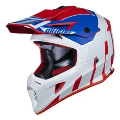 Policarbonato Casco Origine Hero Thunder Blu Opaco Bianco Rosso