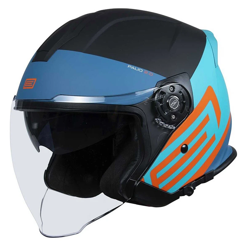 Policarbonato Casco Origine Palio 2.0 Scout Blu Opaco Nero