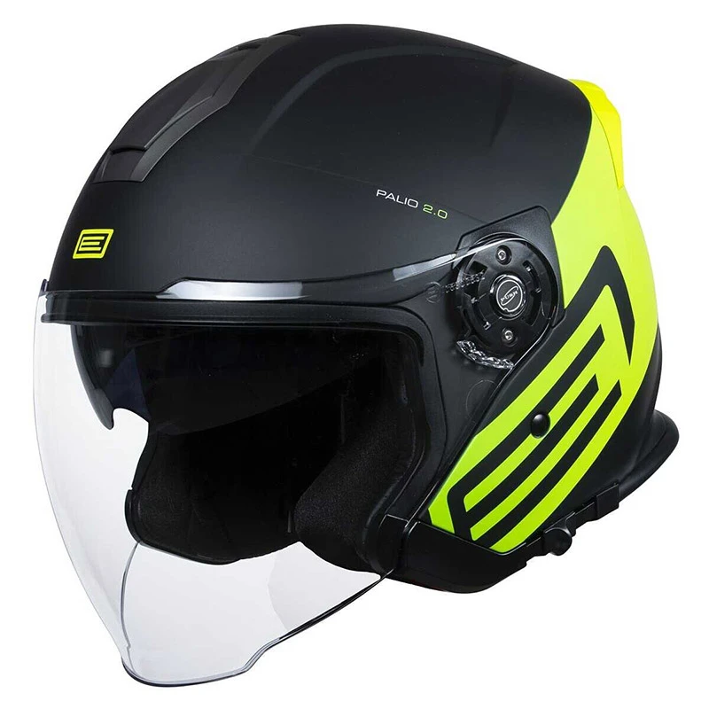 Policarbonato Casco Origine Palio 2.0 Scout Giallo Opaco Nero