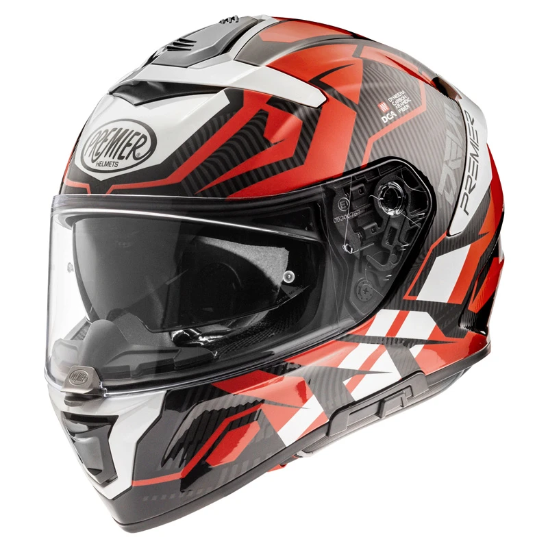 Premier® Fibra Casco Premier Devil Jc 92 Rosso
