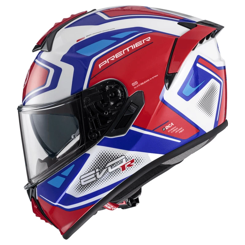 Premier® Fibra Casco Premier Evoluzione Rr 13 Blu Rosso Bianco - immagine 2