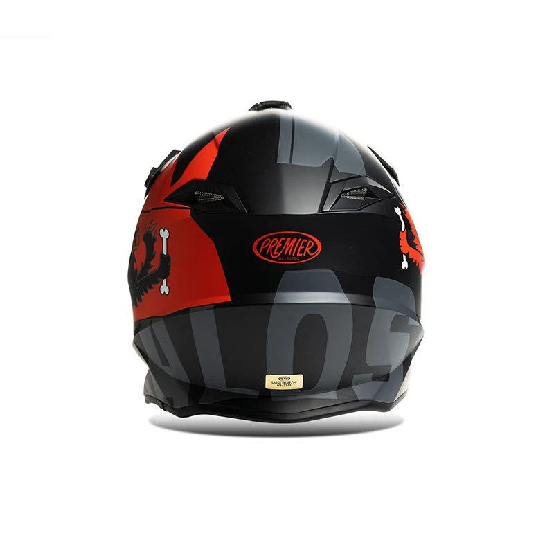 Premier® Policarbonato Casco Premier Malossi Hm2 Arancio - immagine 3
