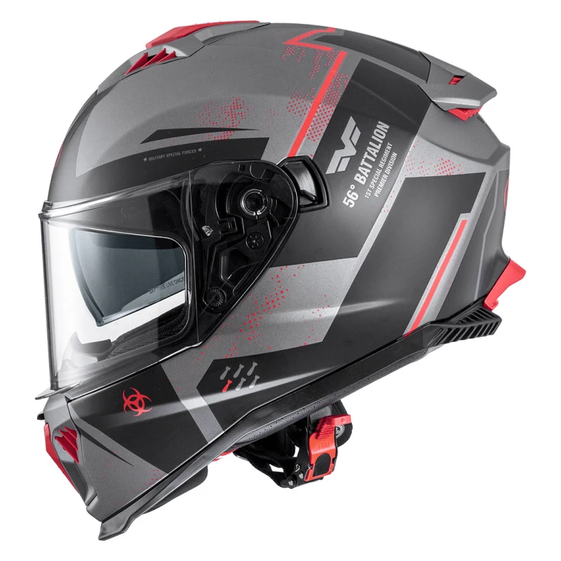Premier® Policarbonato Casco Premier Typhoon Ba 17 Bm Rosso - immagine 2