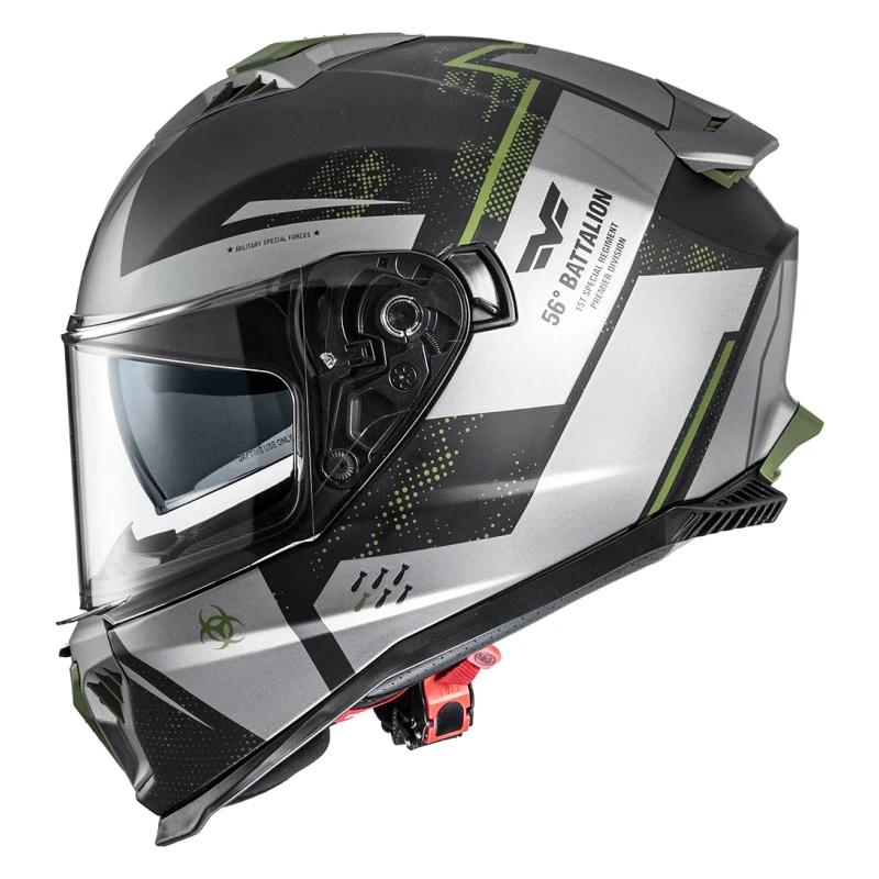 Premier® Policarbonato Casco Premier Typhoon Ba Mily Bm Verde - immagine 2