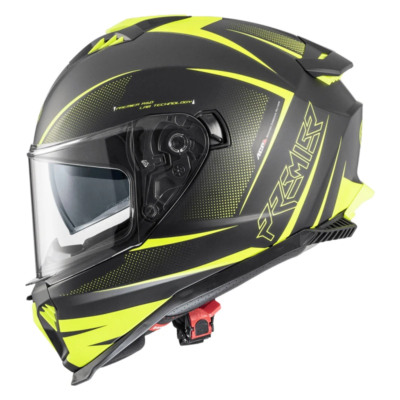 Premier® Policarbonato Casco Premier Typhoon Fr Y9 Bm Giallo - immagine 2