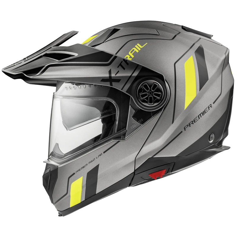 Premier® Policarbonato Casco Modulare Premier X-trail Evo Xt Y Bm Giallo - immagine 2