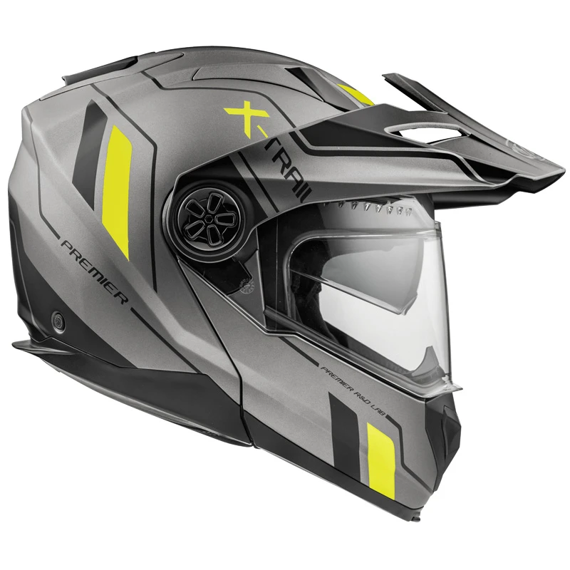 Premier® Policarbonato Casco Modulare Premier X-trail Evo Xt Y Bm Giallo - immagine 3