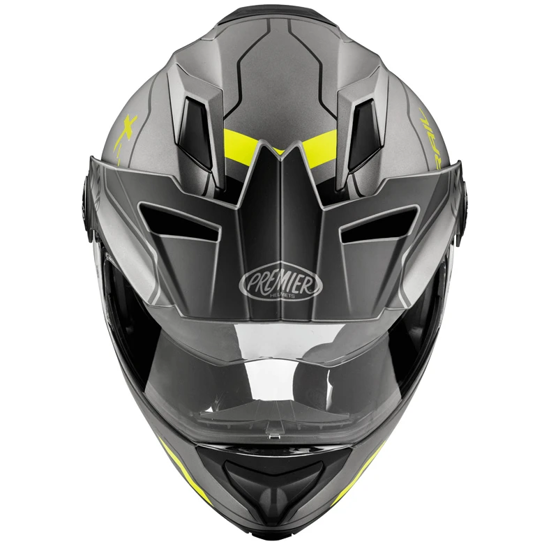 Premier® Policarbonato Casco Modulare Premier X-trail Evo Xt Y Bm Giallo - immagine 4