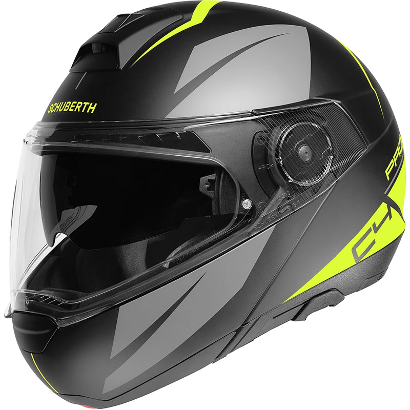 Fibra Casco Modulare Schuberth C4 Pro Merak Giallo