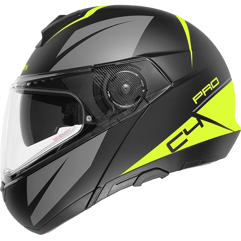 Fibra Casco Modulare Schuberth C4 Pro Merak Giallo - immagine 3