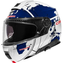 Fibra Casco Modulare Schuberth C5 Globe Blu