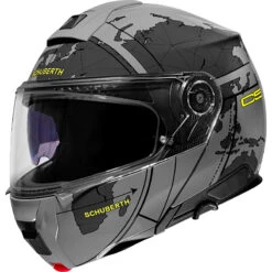 Fibra Casco Modulare Schuberth C5 Globe Grigio