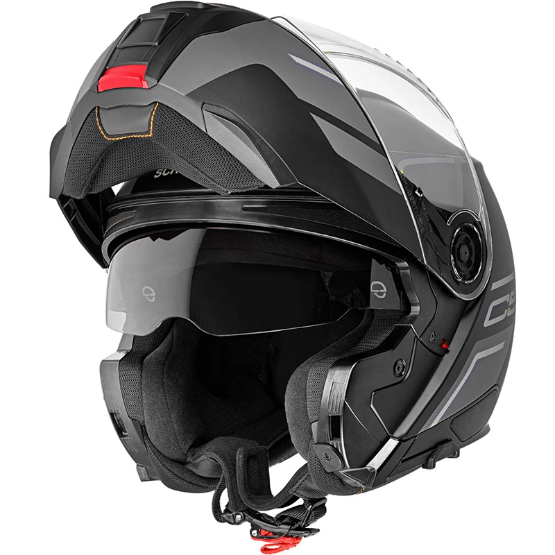 Fibra Casco Modulare Schuberth C5 Master Grigio - immagine 2