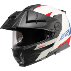 Fibra Casco Modulare Schuberth E2 Defender Bianco