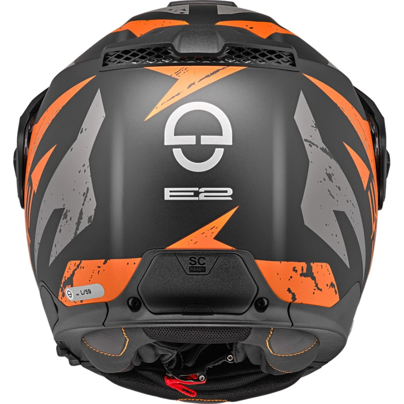 Fibra Casco Modulare Schuberth E2 Explorer Arancio - immagine 4