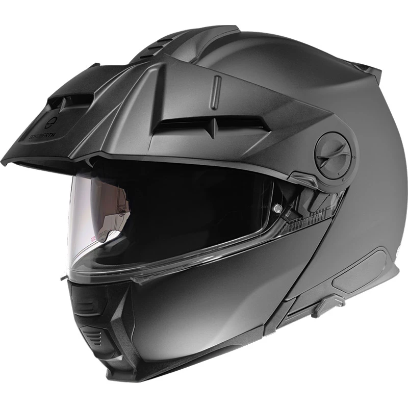 Fibra Casco Modulare Schuberth E2 Nero Opaco
