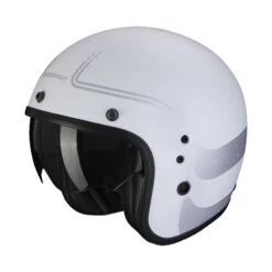 Custom Casco Scorpion Belfast Evo Soul Bianco Argento