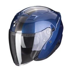Policarbonato Casco Scorpion Exo 230 Sr Blu Scuro Bianco