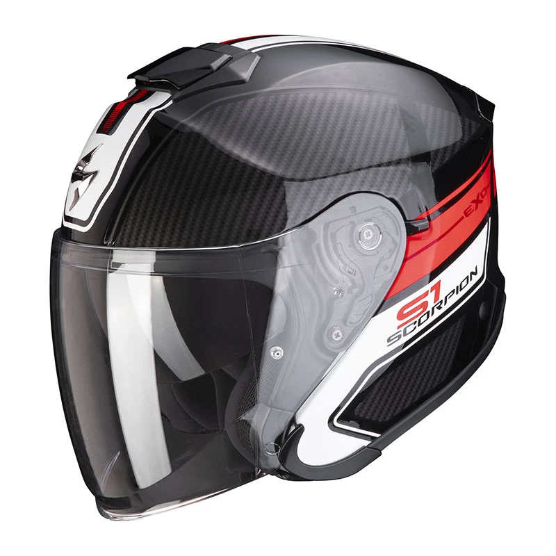 Fibra Casco Scorpion Exo S1 Cross Ville Nero Rosso