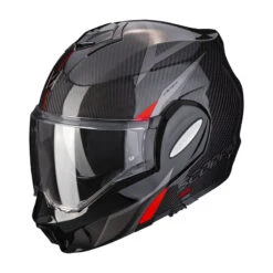 Fibra Casco Scorpion Exo Tech Evo Carbon Top Rosso