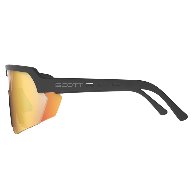 Occhiali Scott Sport Shield Nero Rosso Specchiato - immagine 2