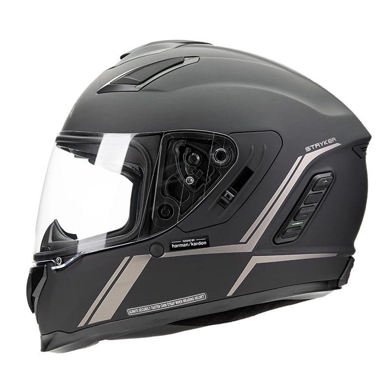Fibra Casco Sena Stryker Nero Opaco - immagine 2
