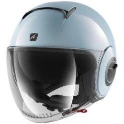 Policarbonato Casco Shark Nano Blank Azzurro
