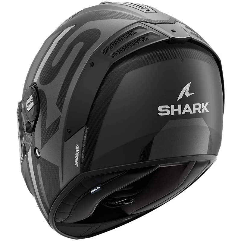 Fibra Casco Shark Spartan Rs Carbon Shawn Mat Grigio - immagine 2