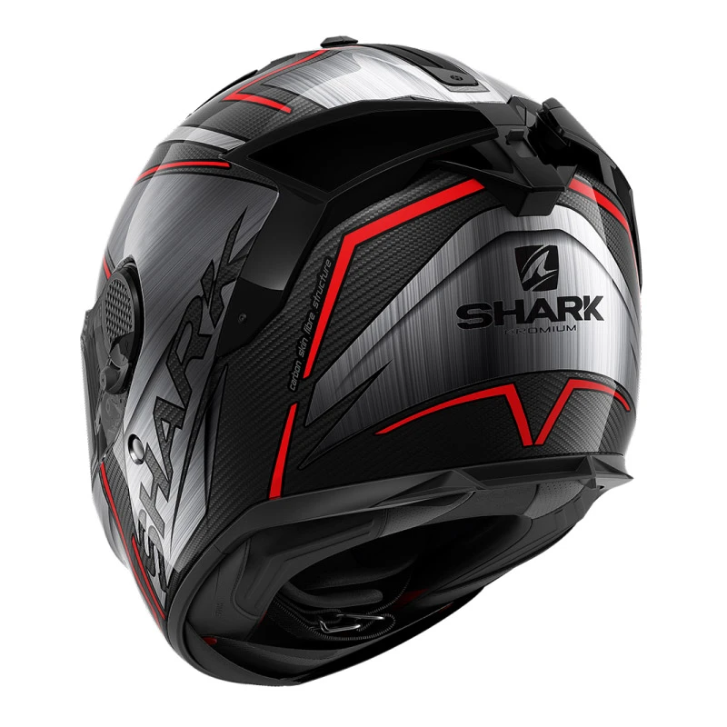 Fibra Casco Shark Spartan Gt Carbon Kromium Rosso - immagine 2