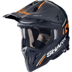 Fibra Casco Shark Varial Rs Carbon Flair Arancio