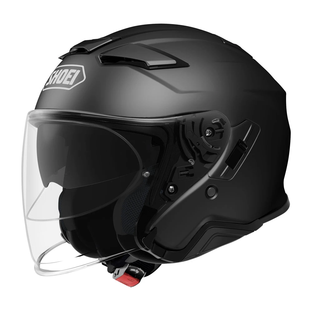 Fibra Casco Jet Shoei J-cruise 2 Nero Opaco