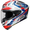 Fibra Casco Shoei X-spr Pro Escalate Tc10 Blu Bianco