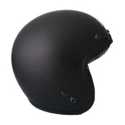 Fibra Casco Simpson Chopper Nero Opaco