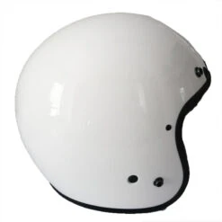 Fibra Casco Simpson Chopper Bianco