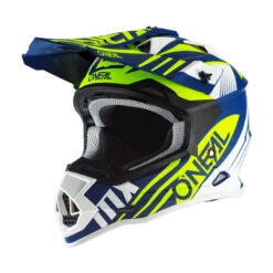 Oneal Policarbonato Casco O'neal 2 Srs Spyde 2.0 Giallo Blu