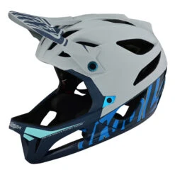 Downhill Casco Bici Troy Lee Designs Stage Signature Blu
