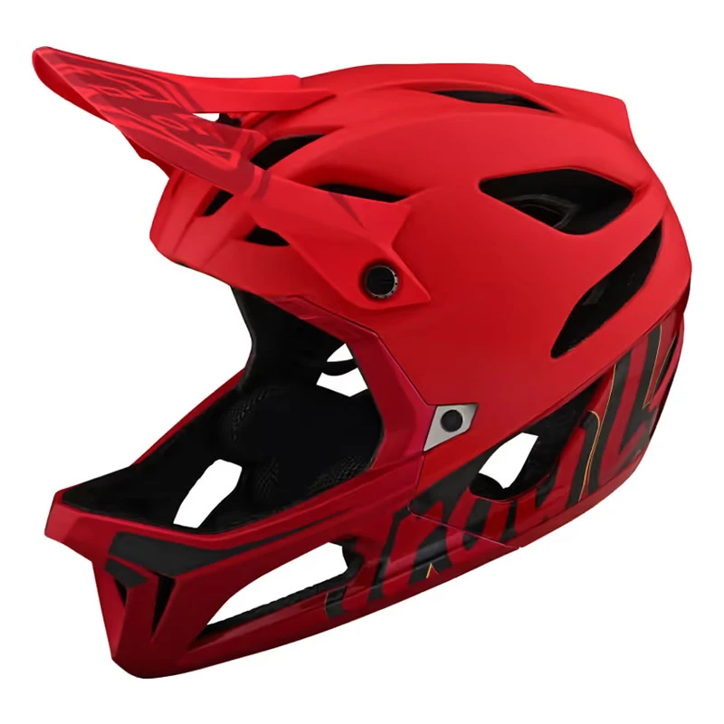 Downhill Casco Bici Troy Lee Designs Stage Signature Rosso