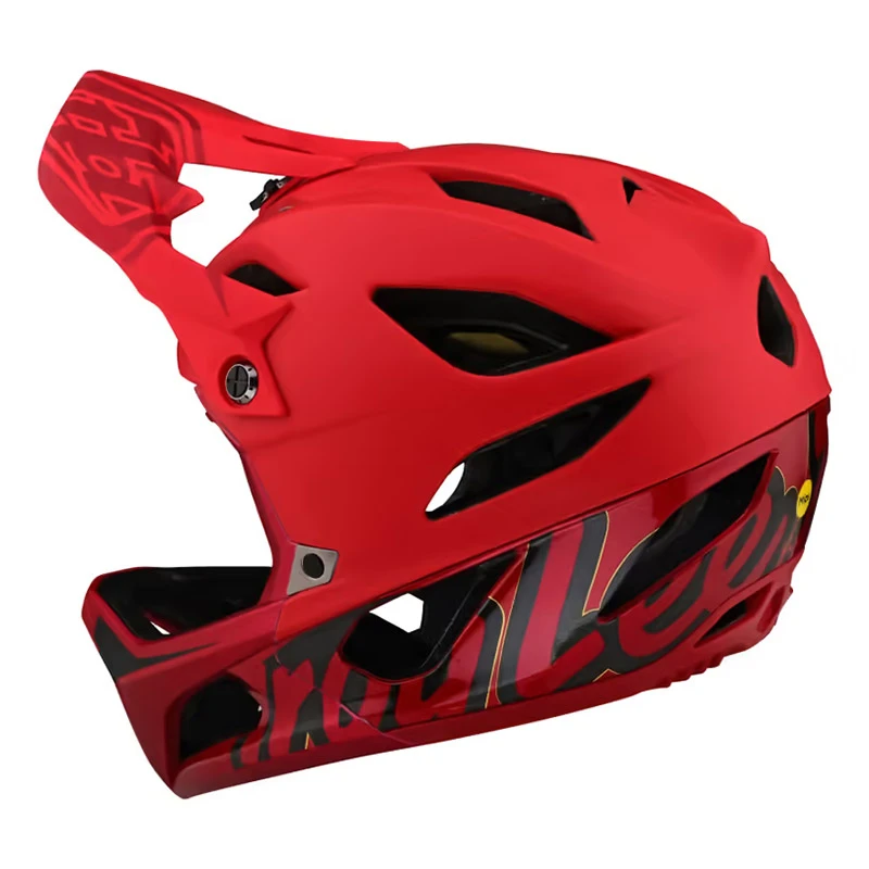 Downhill Casco Bici Troy Lee Designs Stage Signature Rosso - immagine 2