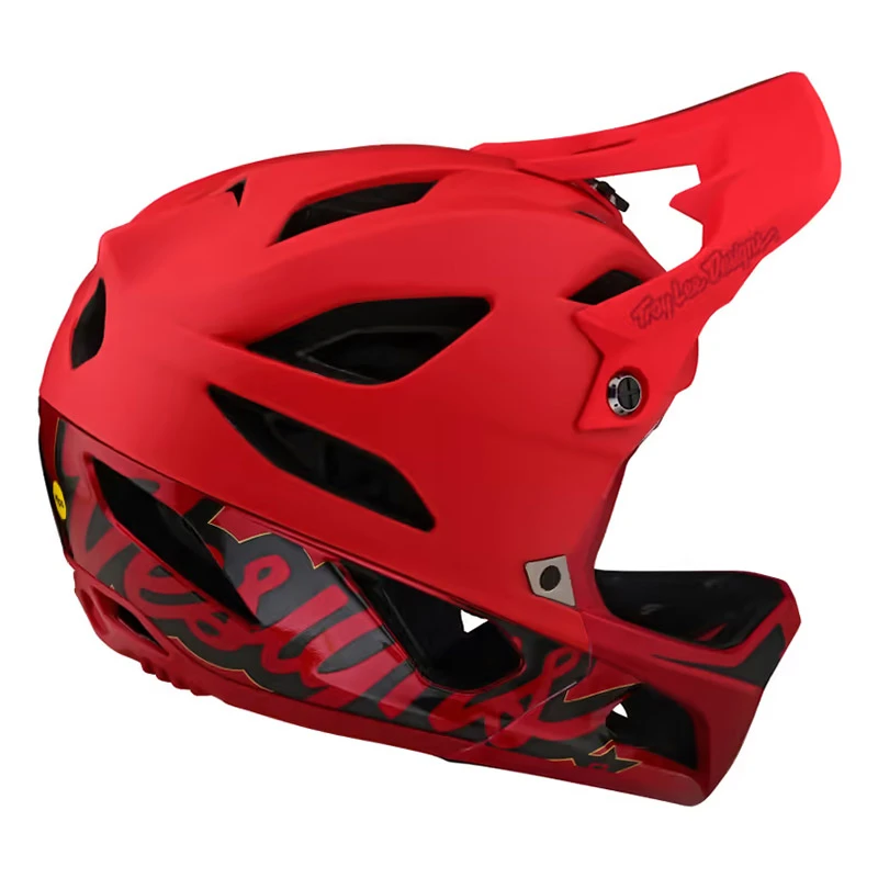 Downhill Casco Bici Troy Lee Designs Stage Signature Rosso - immagine 3